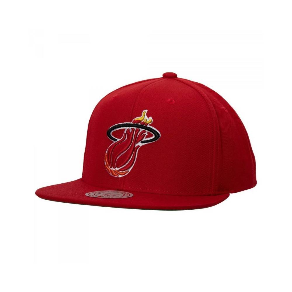 Mitchell & Ness NBA Miami Heat Team Ground 2.0 Snapback Hwc Heat kepurė HHSS3258-MHEYYYPPPRED1