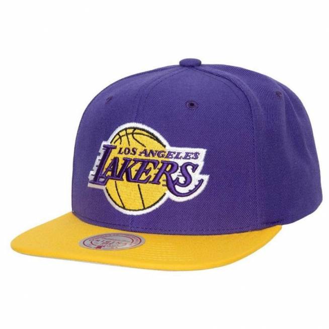 Mitchell & Ness NBA Los Angeles Lakers NBA Team 2 Tone2.0 Snapback NBA Lakers kepurė HHSS3264-LALYYYPPPPRYW