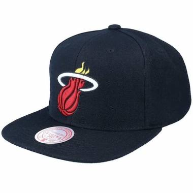 Mitchell & Ness NBA Miami Heat Top Spot Snapback Hwc Heat HHSS2976-MHEYYPPPBLCK