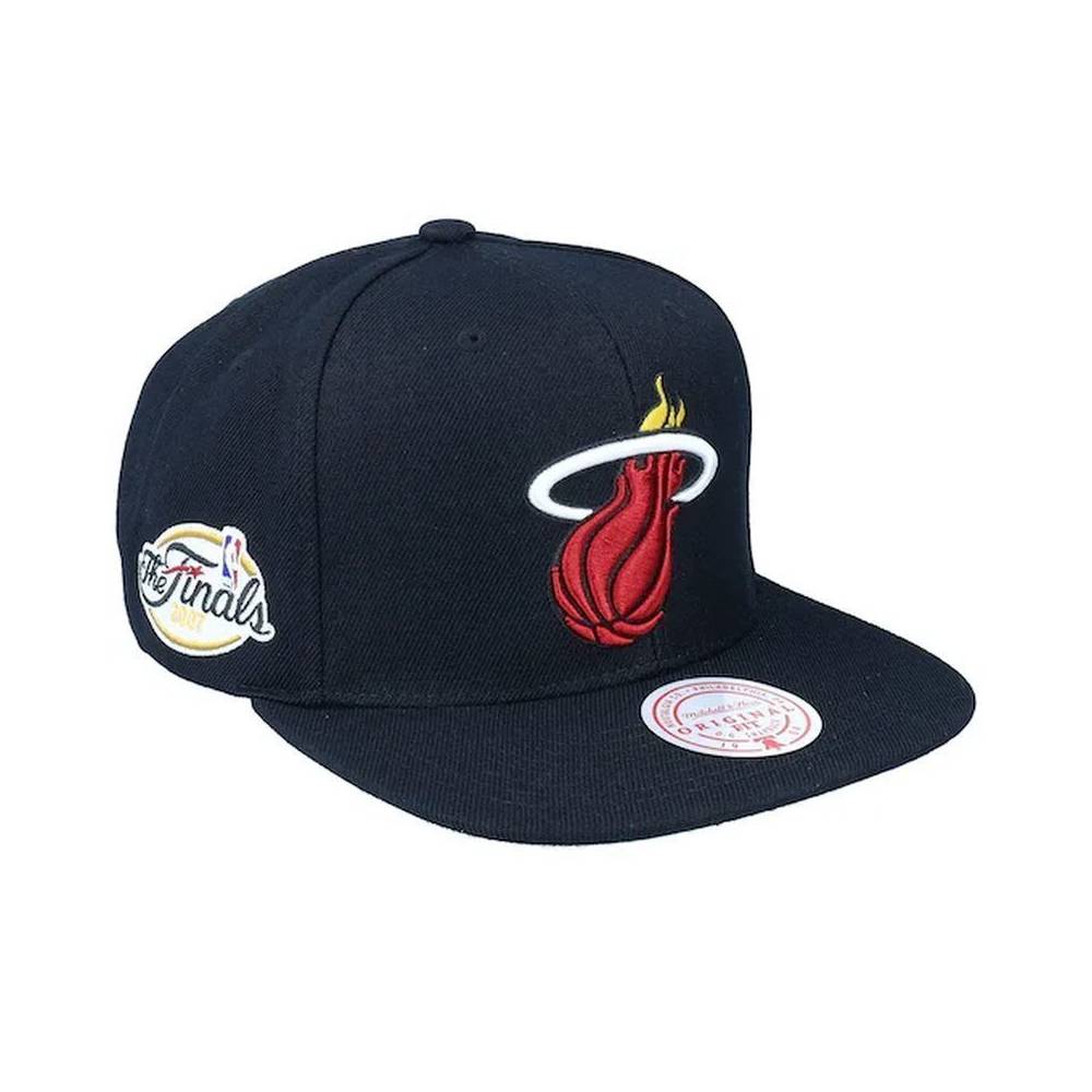 Mitchell & Ness NBA Miami Heat Top Spot Snapback Hwc Heat HHSS2976-MHEYYPPPBLCK