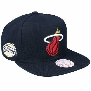 Mitchell & Ness NBA Miami Heat Top Spot Snapback Hwc Heat HHSS2976-MHEYYPPPBLCK