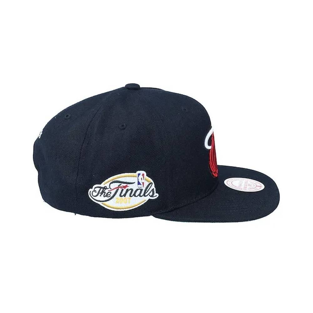 Mitchell & Ness NBA Miami Heat Top Spot Snapback Hwc Heat HHSS2976-MHEYYPPPBLCK