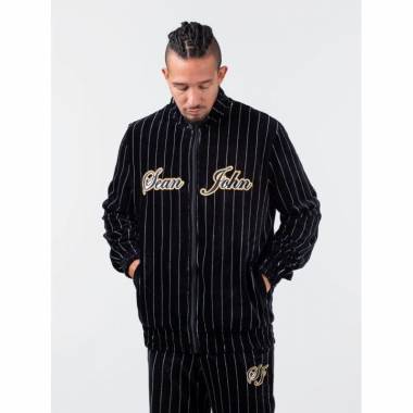 Sean John Vintage Pinstripe Velours Sportinė striukė M 6078109