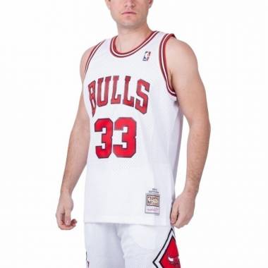 Mitchell & Ness Chicago Bulls NBA Home Swingman Jersey Bulls 97-98 Scottie Pippen M SMJYAC18054-CBUWHIT97SPI