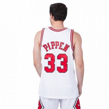 Mitchell & Ness Chicago Bulls NBA Home Swingman Jersey Bulls 97-98 Scottie Pippen M SMJYAC18054-CBUWHIT97SPI