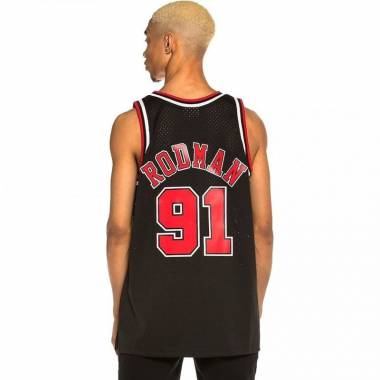 Mitchell & Ness Chicago Bulls NBA Swingman Alternate Jersey Bulls 97 Dennis Rodman SMJYGS18152-CBUBLCK97DRD