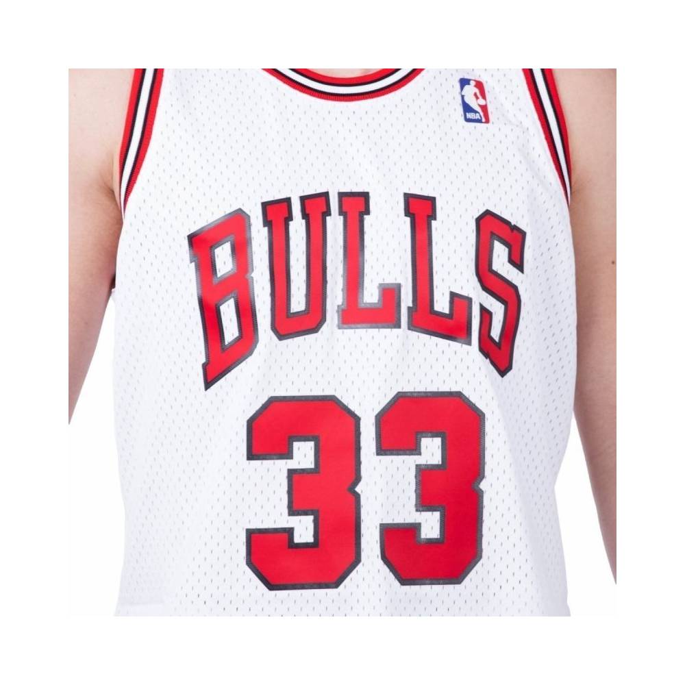 Mitchell & Ness Chicago Bulls NBA Home Swingman Jersey Bulls 97-98 Scottie Pippen M SMJYAC18054-CBUWHIT97SPI