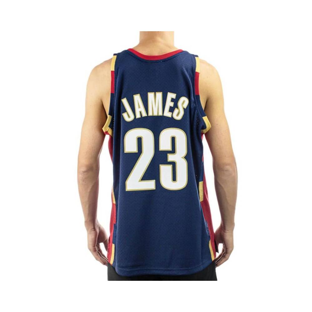 Mitchell &Ness Cleveland Cavaliers NBA Swingman marškinėliai Lebron James M SMJYGS18156-CCANAVY08LJA