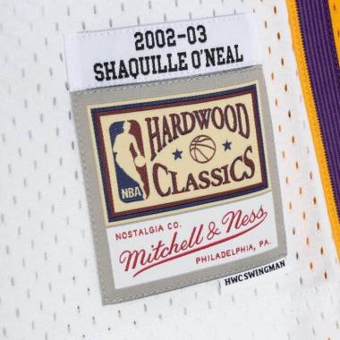 Mitchell & Ness Los Angeles Lakers NBA Shaquille O'Neal marškinėliai M SMJY4442-LAL02SONWHIT