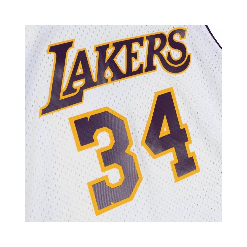 Mitchell & Ness Los Angeles Lakers NBA Shaquille O'Neal marškinėliai M SMJY4442-LAL02SONWHIT