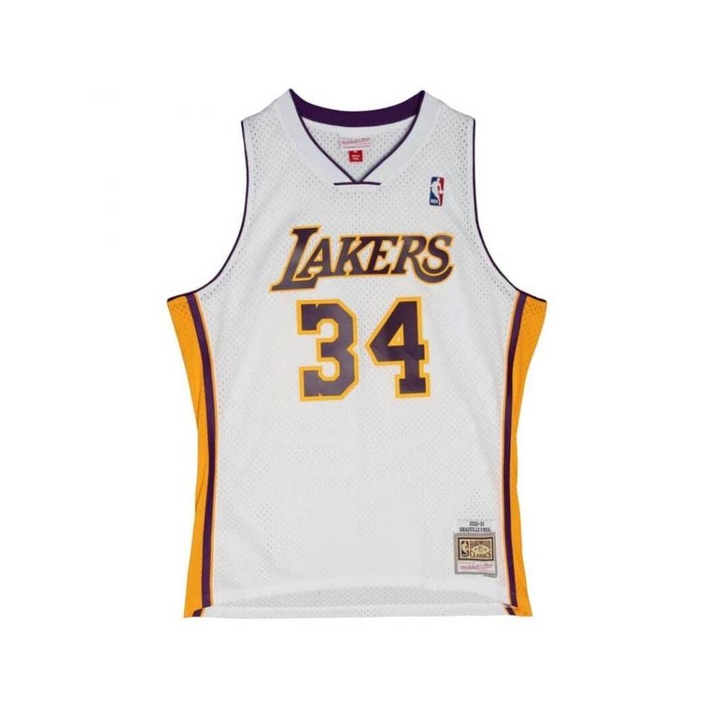 Mitchell & Ness Los Angeles Lakers NBA Shaquille O'Neal marškinėliai M SMJY4442-LAL02SONWHIT