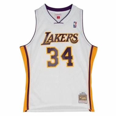 Mitchell & Ness Los Angeles Lakers NBA Shaquille O'Neal marškinėliai M SMJY4442-LAL02SONWHIT