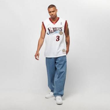 Mitchell & Ness NBA Swingman Home Jersey 76ERS 00 Allen Iverson M SMJYGS18200-P76WHIT00AIV