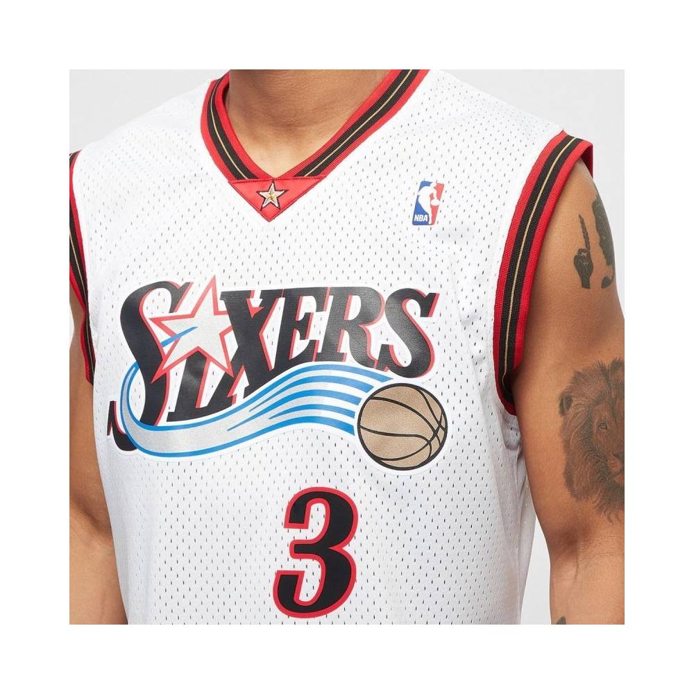 Mitchell & Ness NBA Swingman Home Jersey 76ERS 00 Allen Iverson M SMJYGS18200-P76WHIT00AIV