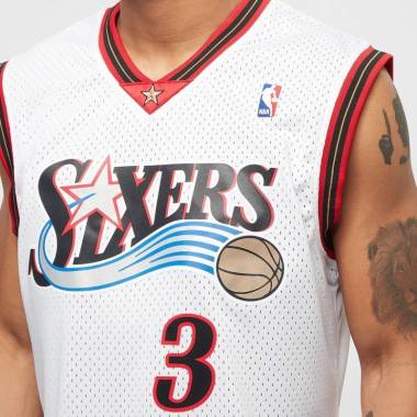 Mitchell & Ness NBA Swingman Home Jersey 76ERS 00 Allen Iverson M SMJYGS18200-P76WHIT00AIV