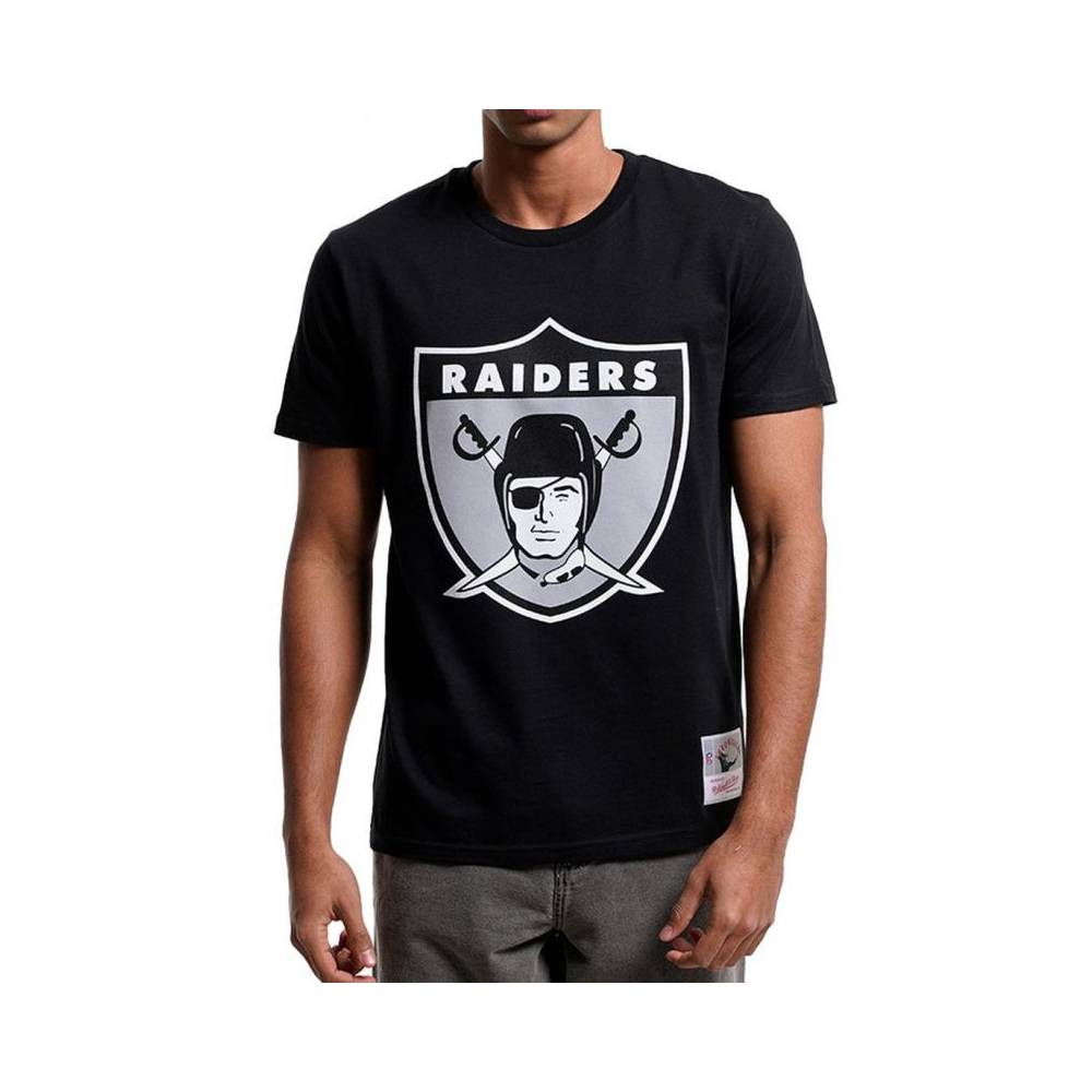 Mitchell & Ness NFL komandos logotipas marškinėliai Oakland Raiders M BMTRINTL1053-ORABLCKT