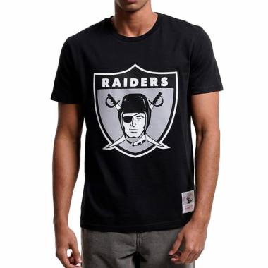 Mitchell & Ness NFL komandos logotipas marškinėliai Oakland Raiders M BMTRINTL1053-ORABLCKT