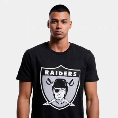 Mitchell & Ness NFL komandos logotipas marškinėliai Oakland Raiders M BMTRINTL1053-ORABLCKT