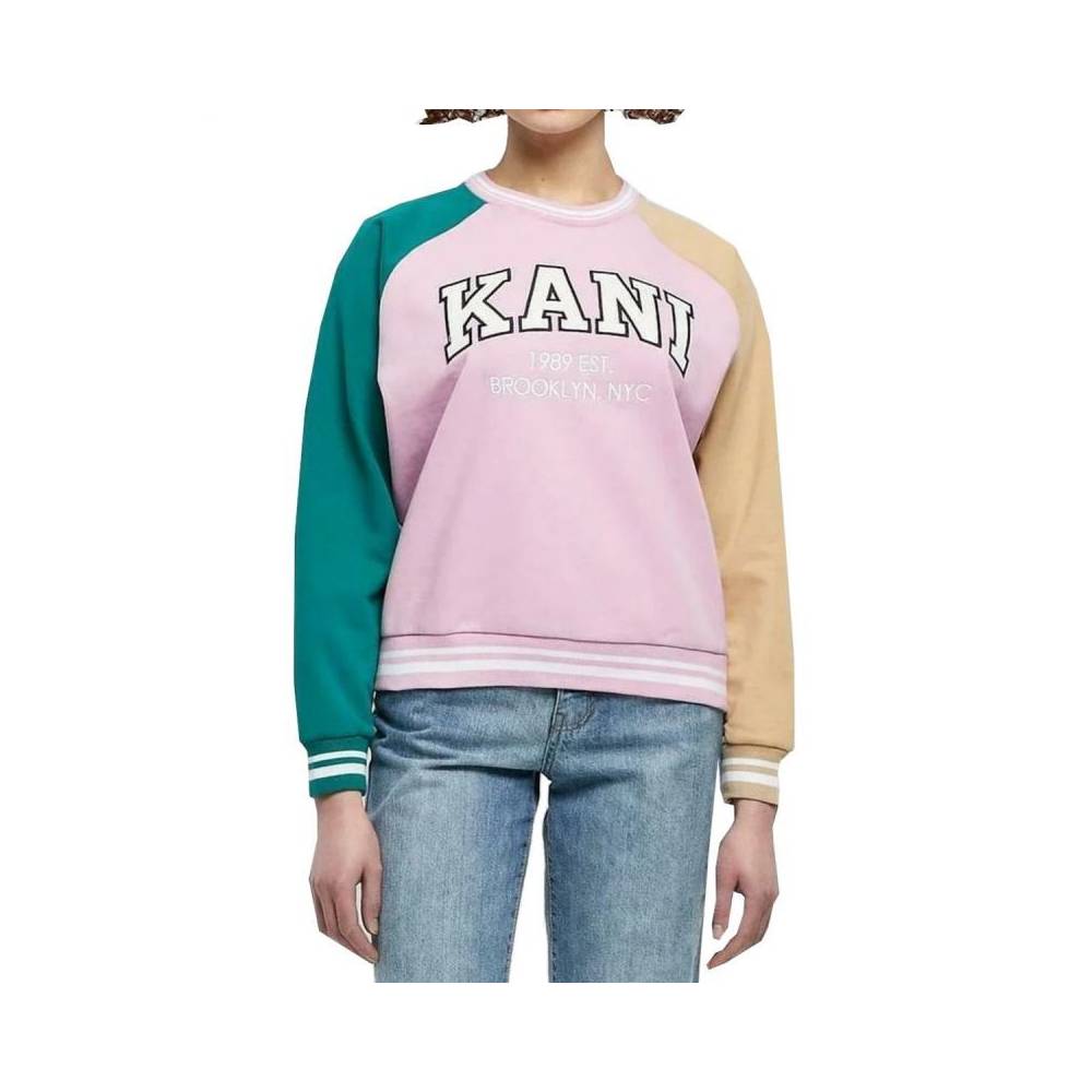 Karl Kani Serif Block College Crew Neck W 6120154