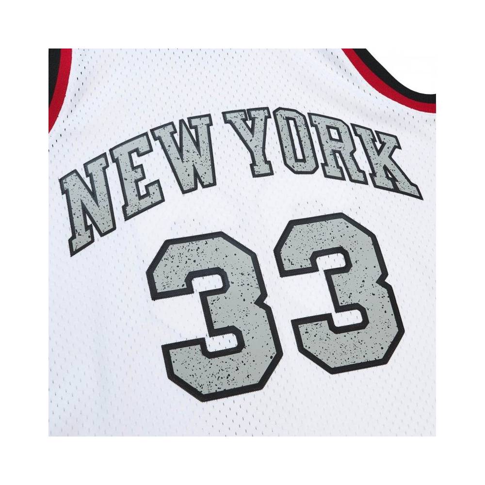 Mitchell & Ness NBA Cracked Cement Swingman Jersey Knicks 1991 Patrick Ewing M TFSM5934-NYK91PEWWHIT