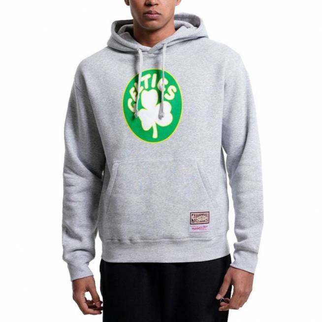 Mitchell & Ness Team Logo Hoody Boston Celtics M HDSSINTL1050-BCEGREY