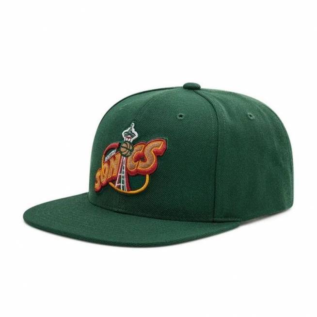 Mitchell & Ness NBA Team Ground 2.0 Snapback HWC Seattle Supersonic kepurė HHSS3258-SSUYYPPPGREN