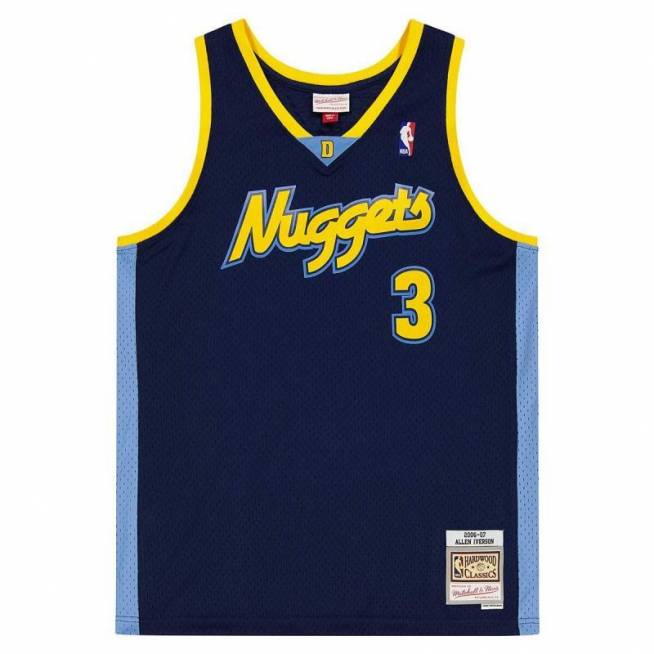 Mitchell & Ness NBA marškinėliai Denver Nuggets Allen Iverson SMJY4205-DNU06AIVASBL