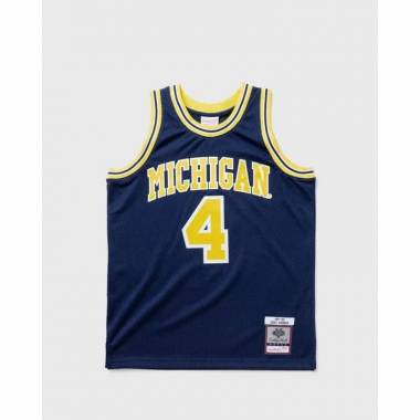 Mitchell & Ness NCAA Swingman Road Jersey Michigan1991 Chris Webber SMJY4437-UMI91CWEASBL