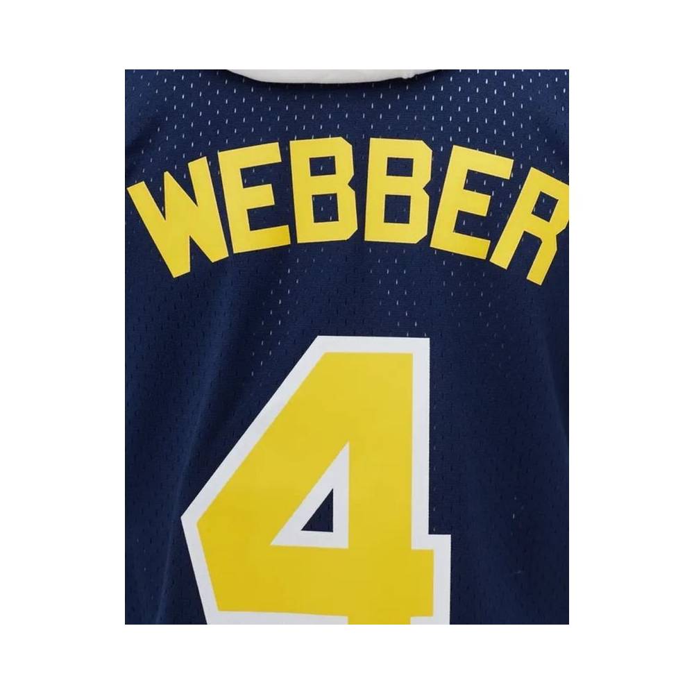 Mitchell & Ness NCAA Swingman Road Jersey Michigan1991 Chris Webber SMJY4437-UMI91CWEASBL