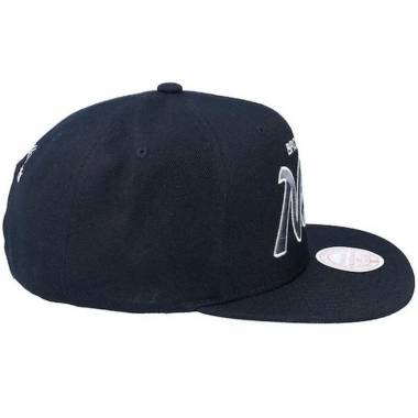 Mitchell & Ness NBA Brooklyn Nets Team Script 2.0 Snapback Nets kepurė HHSS3280-BNEYYYPPPBLCK