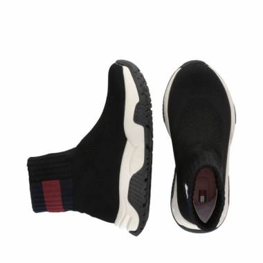 Tommy Hilfiger Sock Sneaker Black W batai T3A9-33007-0702999-999