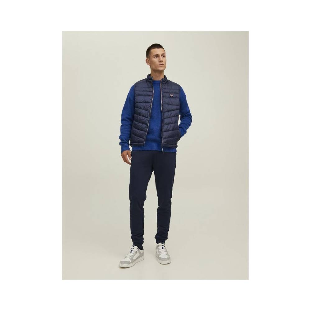 Jack & Jones JJHero Kūno liemenė su apykakle 12211790 Navy Blazer/Contrast