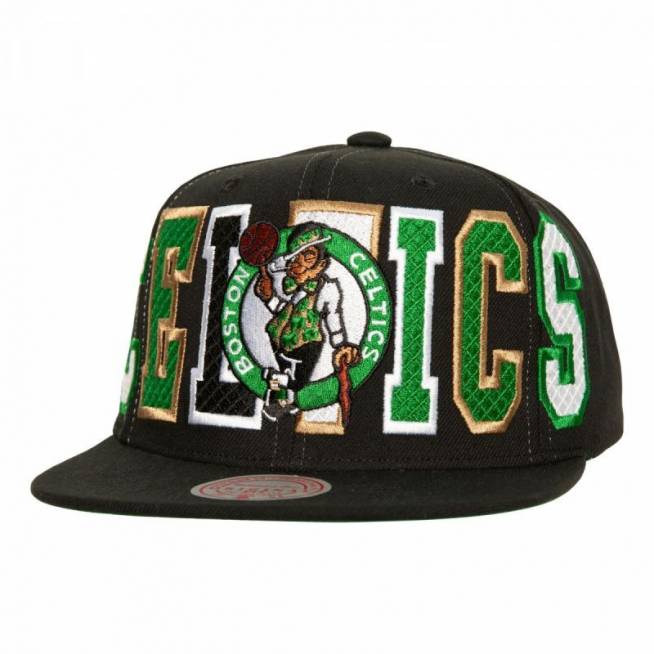 Mitchell & Ness Varsity Bust Snapback Boston Celtics kepurė HHSS6461-BCEYYPPPBLCK