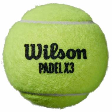 "Wilson X3 Pack Speed Padel Ball WR8901101001 teniso kamuoliukai