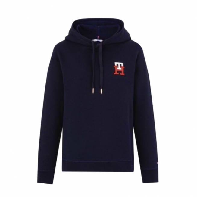 Tommy Hilfiger Reg Monogram W džemperis WW0WW37434 tamsiai mėlyna