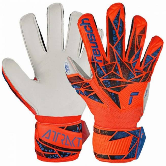 Reusch Attrakt Solid Finger Support Jr vartininko pirštinės 5472510 2210