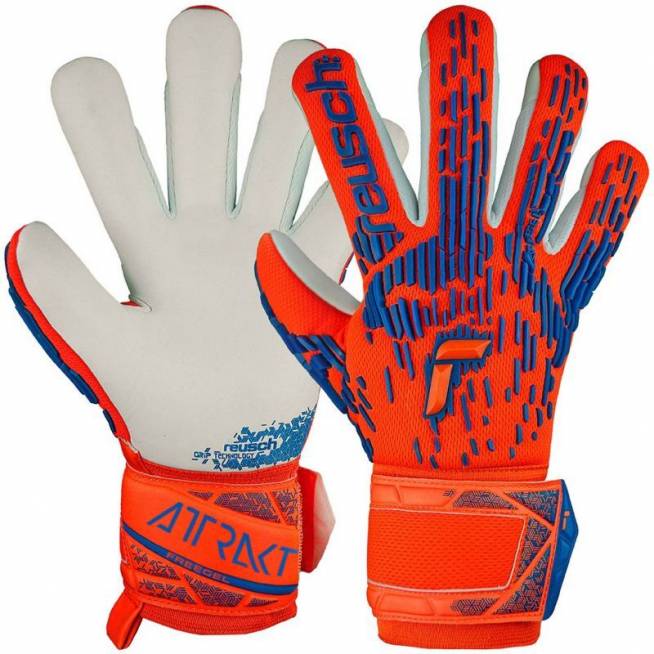 Reusch Attrakt Freegel Silver Jr vartininko pirštinės 5472235 2210