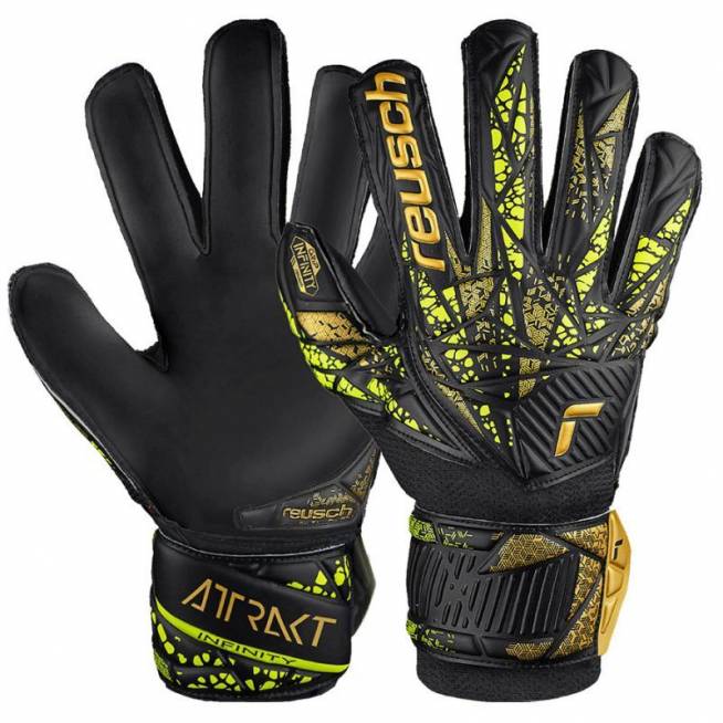 Reusch Attrakt Infinity Finger Support Jr 54 72 710 7739 vartininko pirštinės