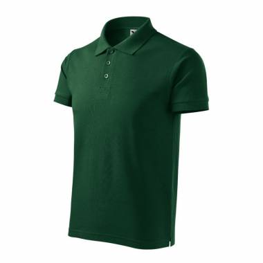 Malfini Cotton Heavy M MLI-215D3 polo marškinėliai tamsiai žali