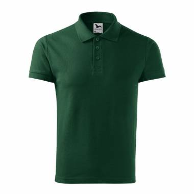 Malfini Cotton Heavy M MLI-215D3 polo marškinėliai tamsiai žali