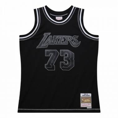 Mitchell & Ness NBA Kontrastiniai 2K Swingman marškinėliai Lakers 1998 Dennis Rodman M TFSM6784-LAL98DRDBLCK