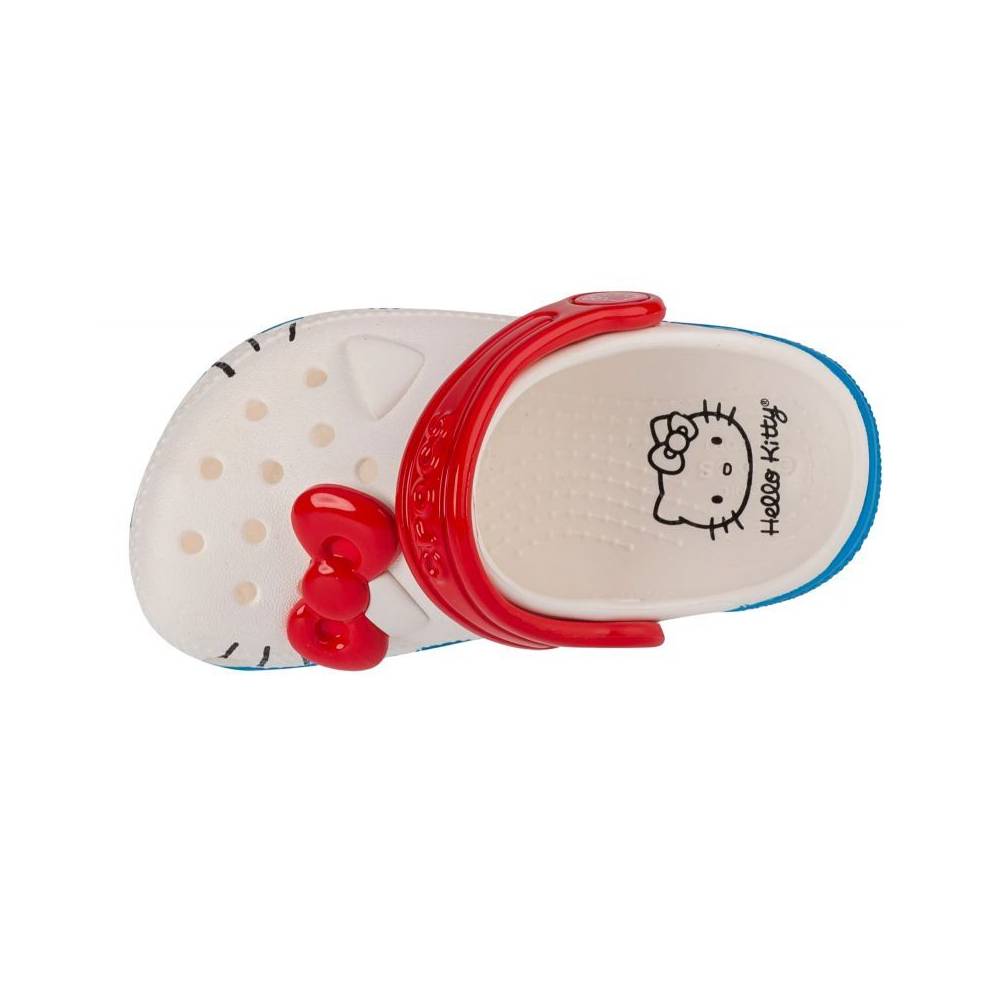 Crocs Classic Hello Kitty Iam Clog T Jr 209469-100 šlepetės