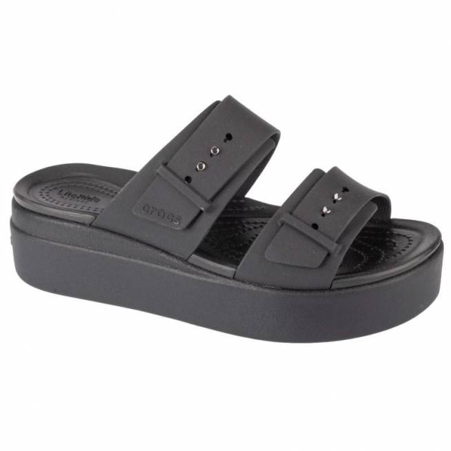 Crocs Brooklyn Low Wedge Sandal W 207431-001 šlepetės