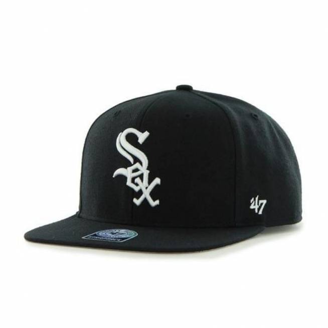 47 Prekės ženklas Mlb Chicago White Sox Captain B-SRS06WBP-BK kepurė