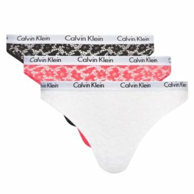 Calvin Klein Brazilian 3Pk W 000QD3925E apatinis trikotažas