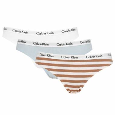 Calvin Klein 3 pakuotės apatinių bikinių W 000QD3588E