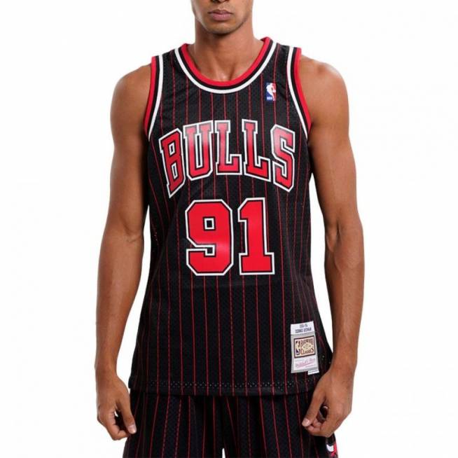 Mitchell & Ness Chicago Bulls NBA Swingman Alternate Jersey Bulls 95 Dennis Rodman M SMJYGS18150-CBUBLCK95DRD