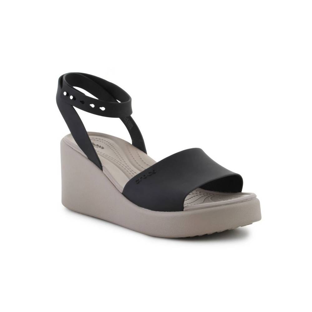 "Crocs Brooklyn Ankle Strap Wedge W" 209406-07H sandalai