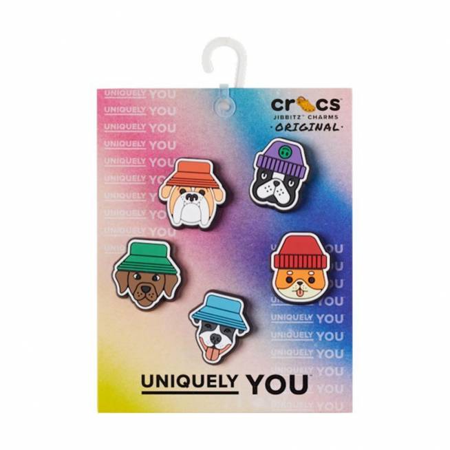 Crocs Jibbitz™ Dogs In Hats 5 Pack Pins 10012184