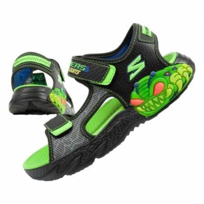 Skechers Jr 400614L/BKLM sandalai